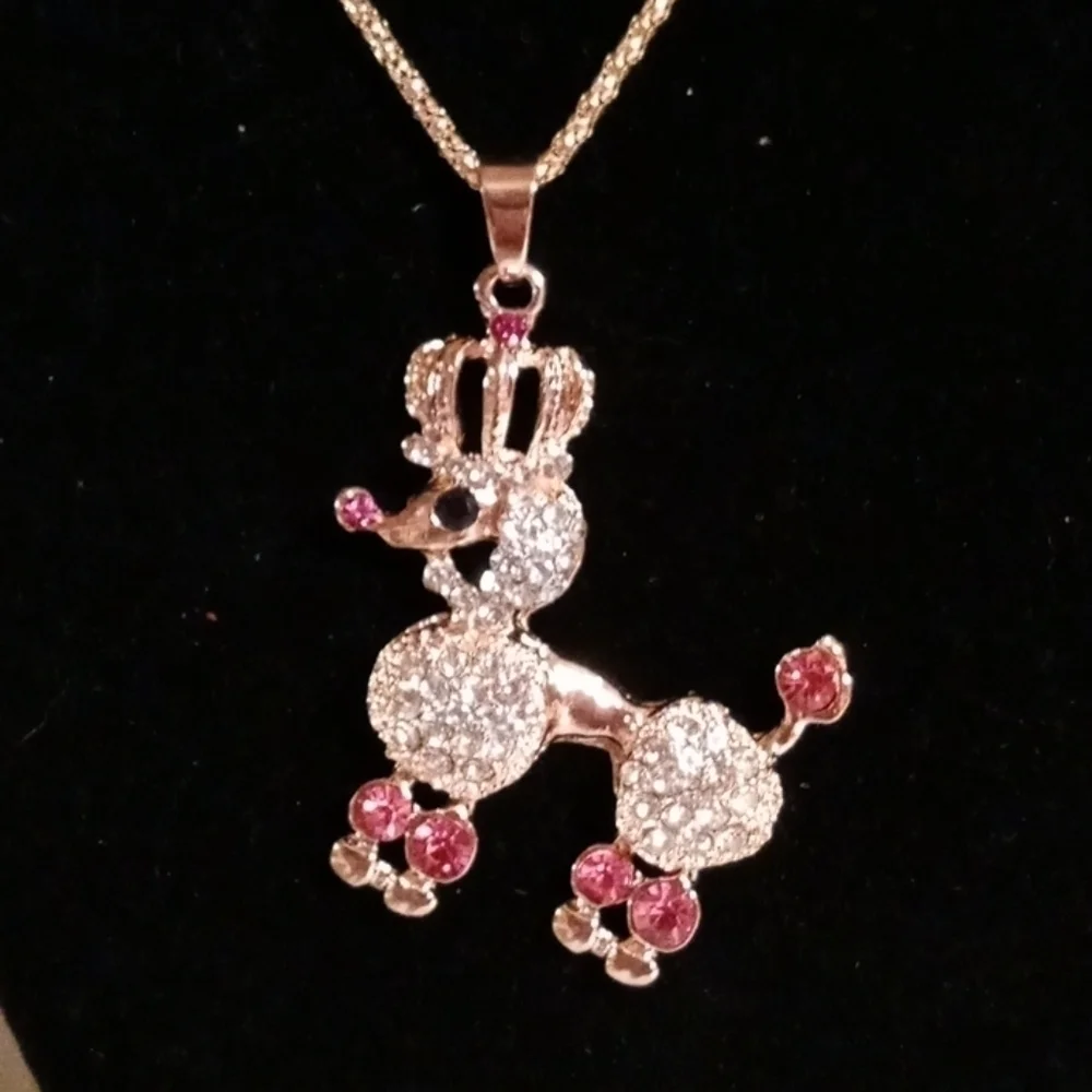 Poodle necklace with 24